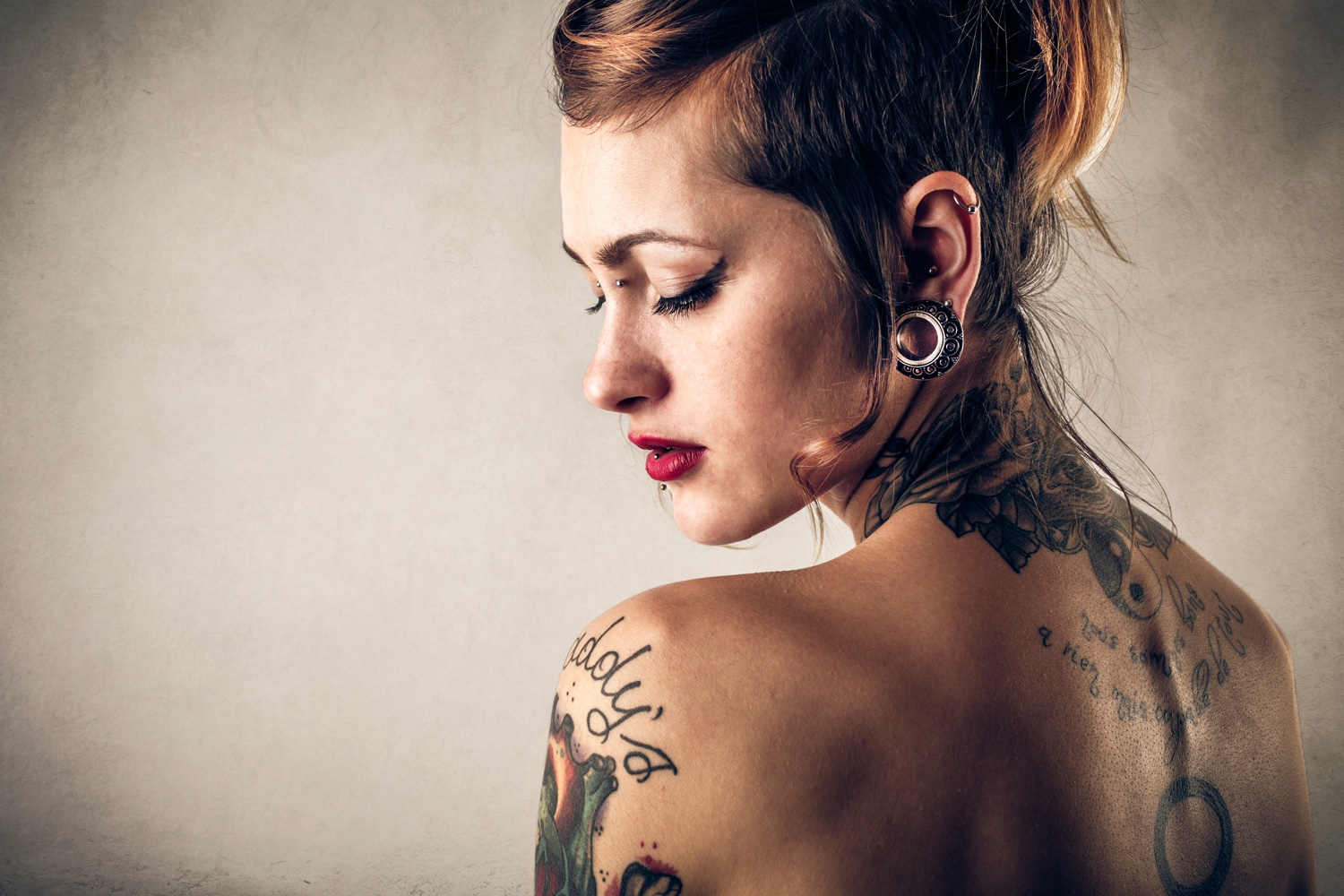Piercing und Schmuck im Studio